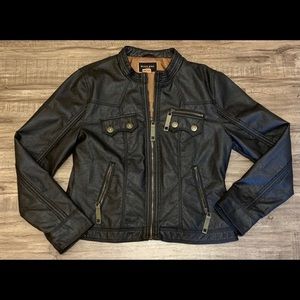 Faux Leather Jacket